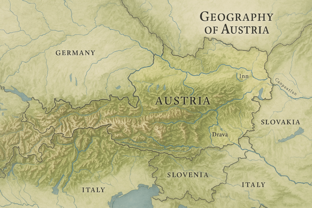 20250715 1831 Central Europe Map simple compose 01k072pqwpfd1b1sa5nymykk41