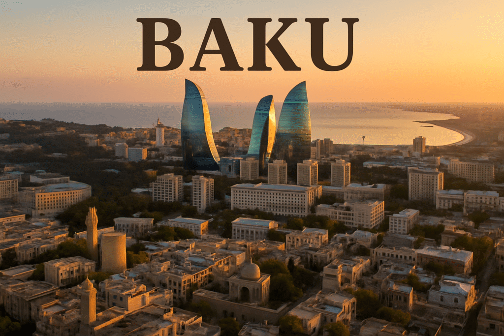 20250716 0835 Baku Skyline at Sunset simple compose 01k08k1wwfef7r5txcmd4nex5e