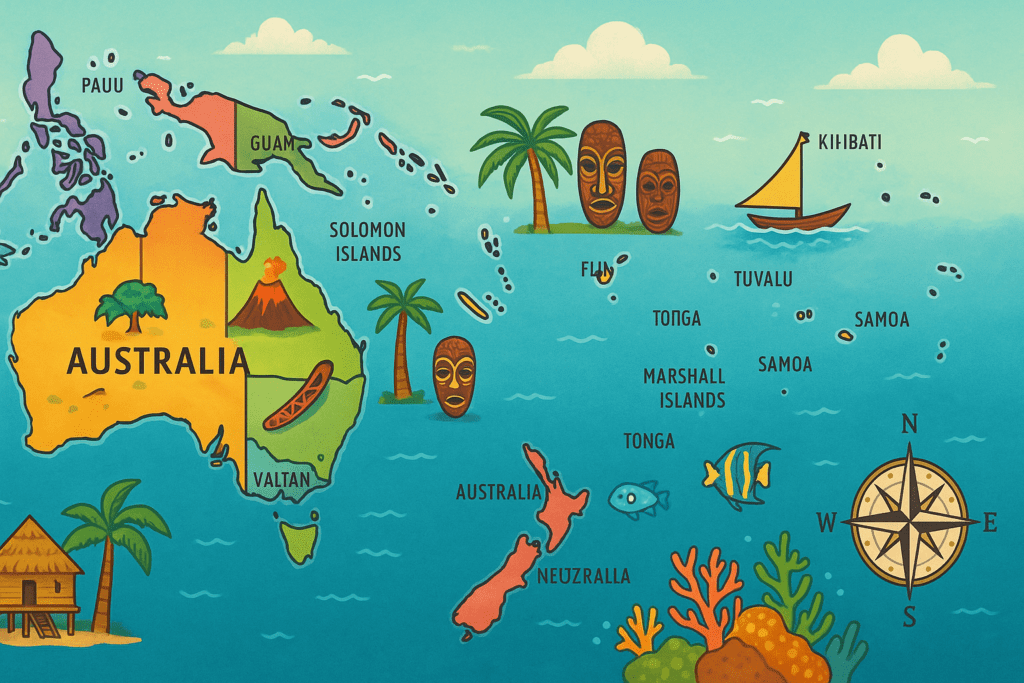 5. Oceania – 16 countries