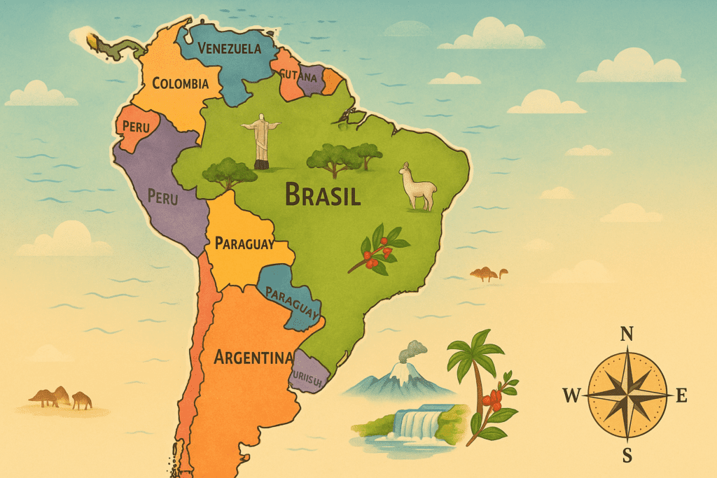 6. South America – 12 countries