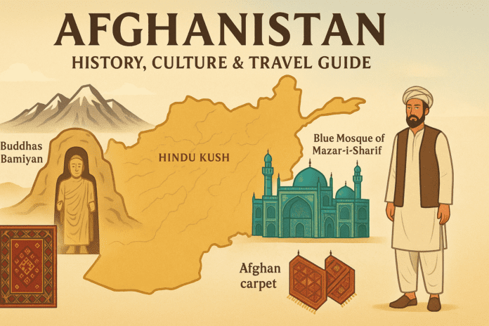 Afghanistan Cultural Map