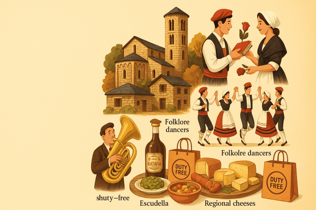 Andorran Cultural Collage