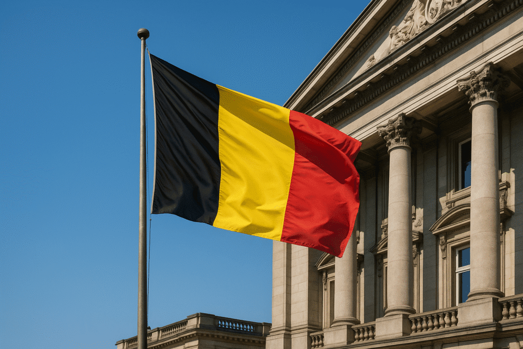 Belgian Flag Waving 1