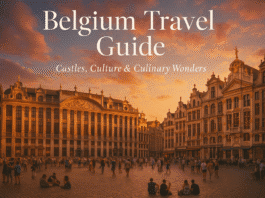 Belgium Grand Place Glow