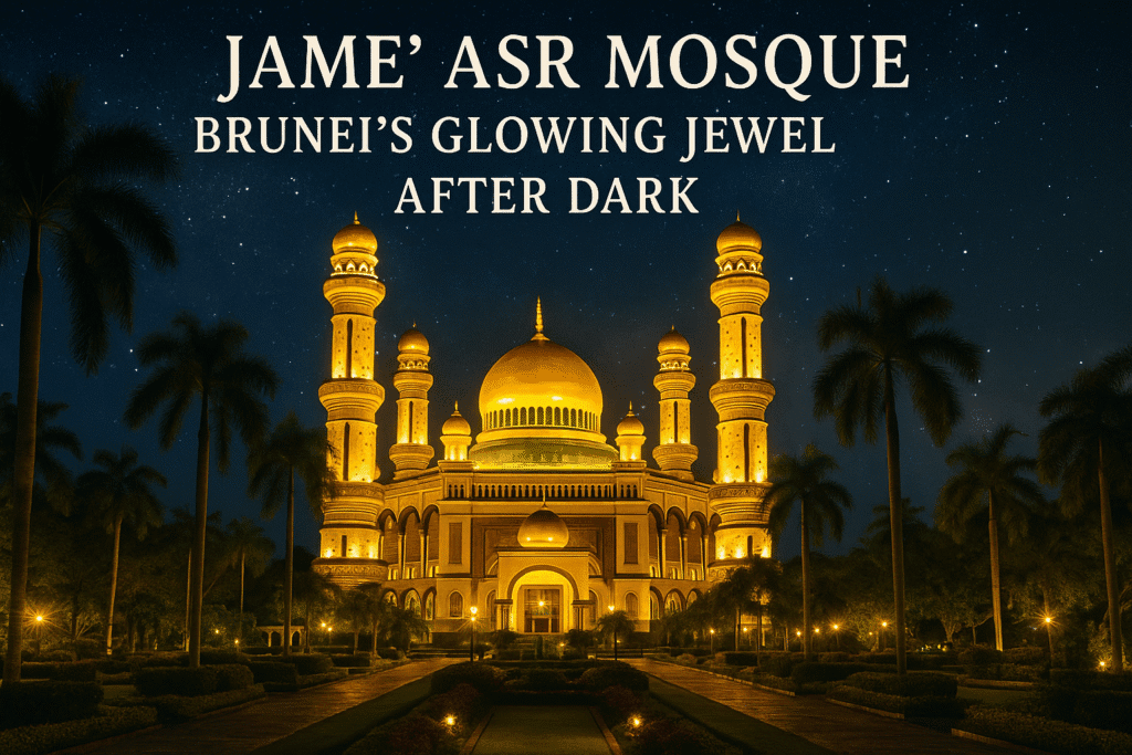 Bruneis Glowing Mosque