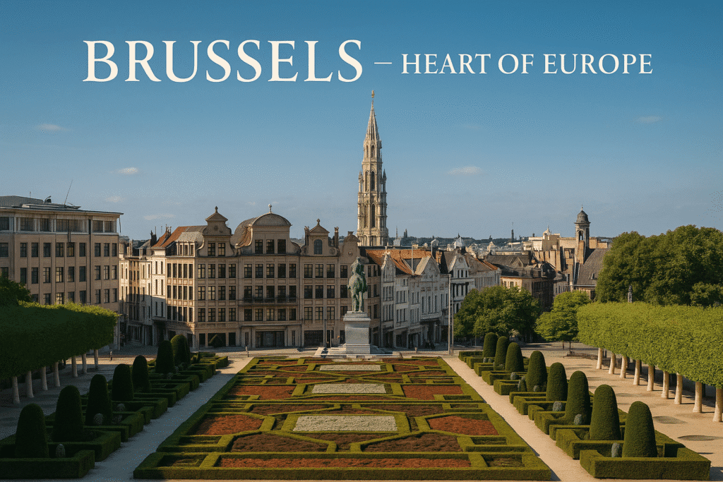 Brussels from Mont des Arts