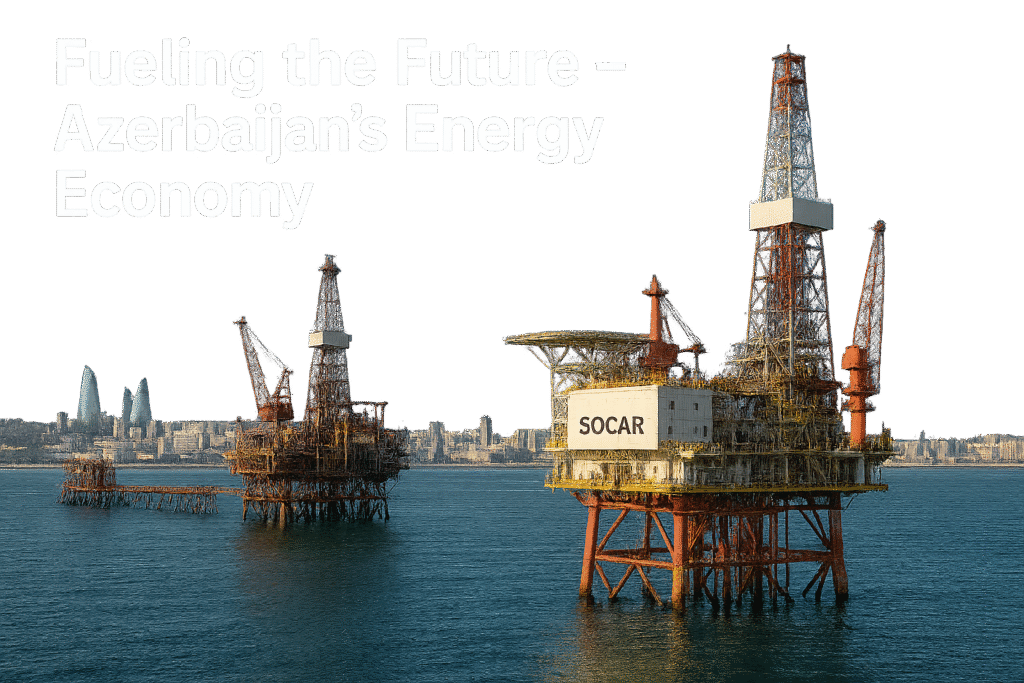 Caspian Oil Platform