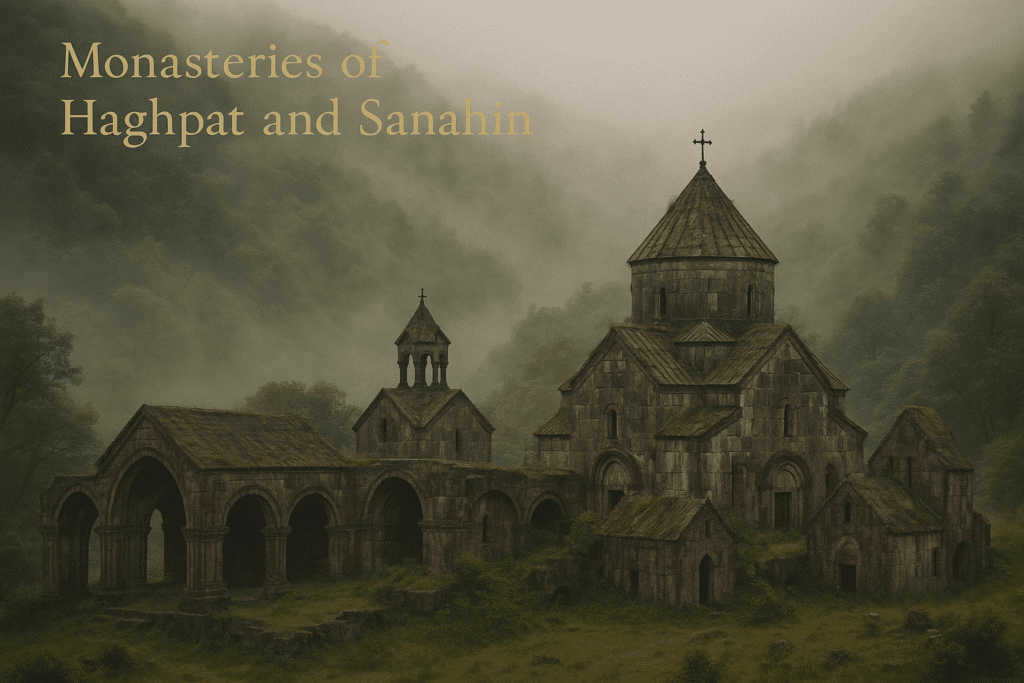 Foggy Monastery Ruins