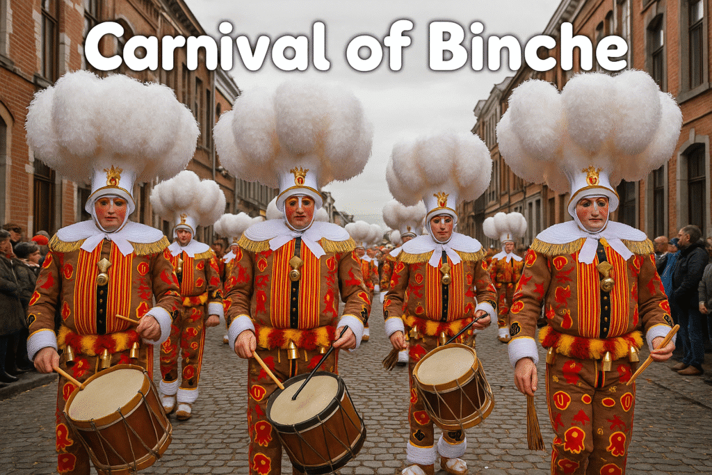 Gilles at Binche Carnival