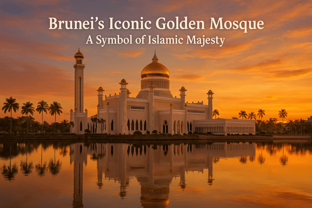 Golden Mosque Reflections