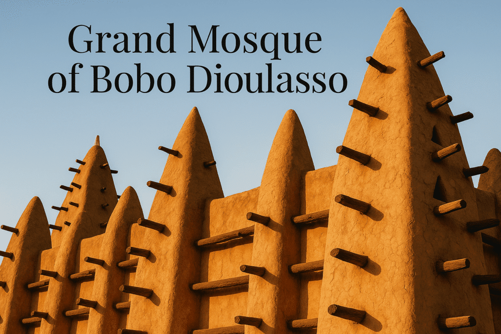 Historic Grand Mosque in Bobo-Dioulasso, Burkina Faso