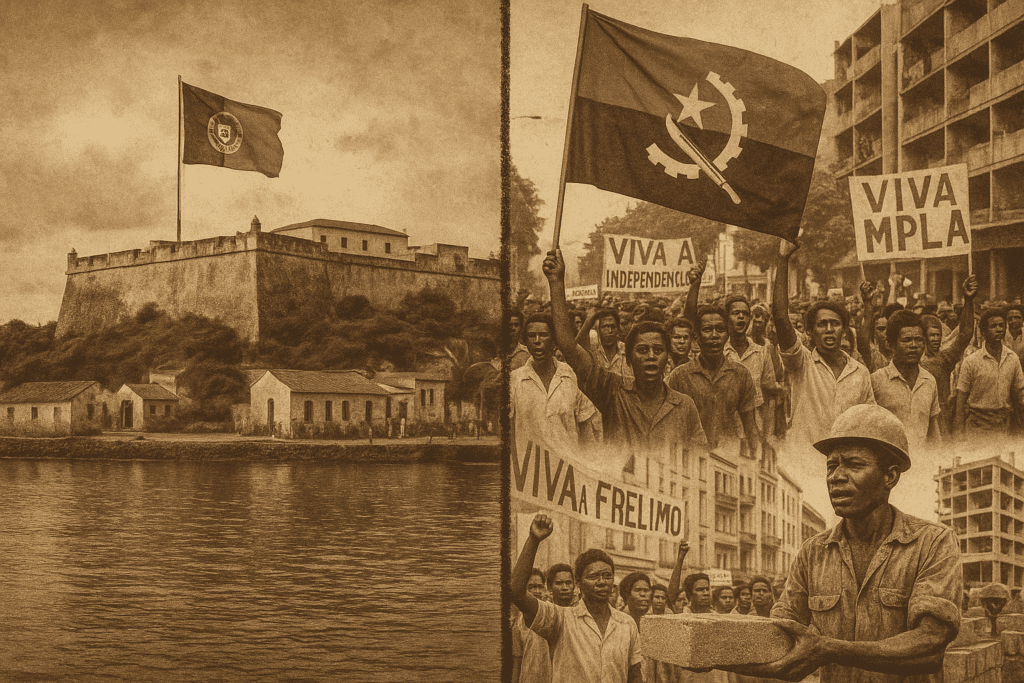 Historical Angola Collage