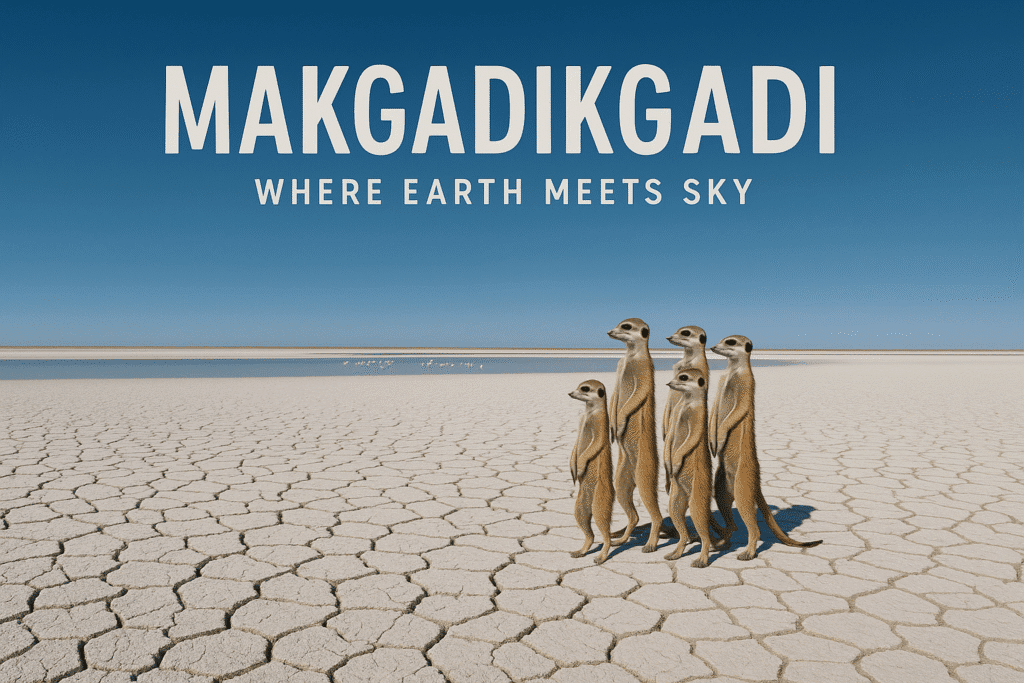 Meerkats on Salt Pans