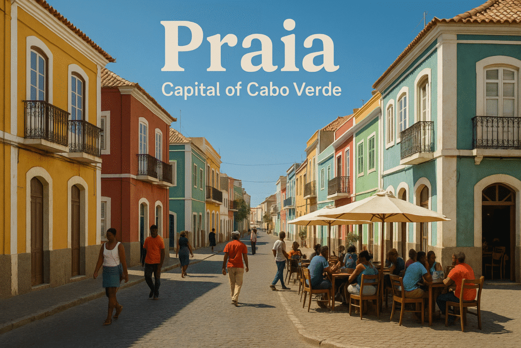 Praias Colorful Streetscape