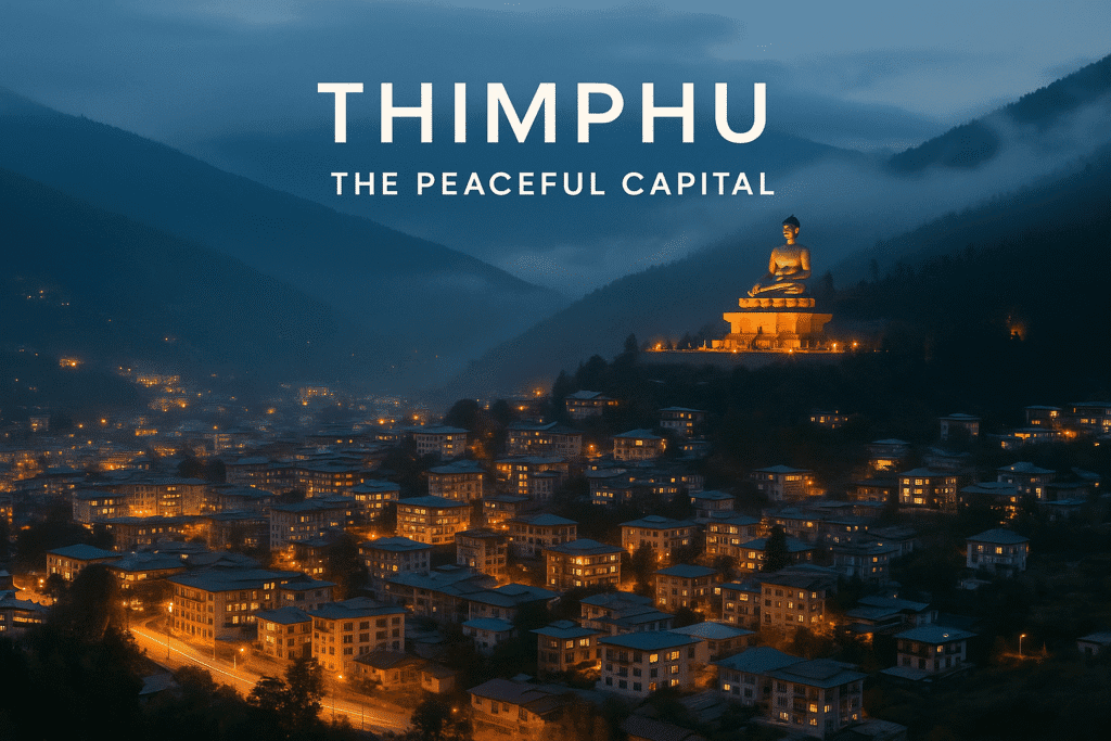 Thimphu Dusk Panorama
