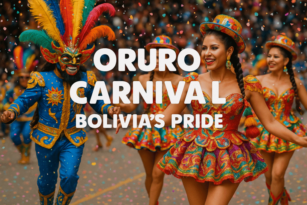 Vibrant Oruro Carnival Dancers