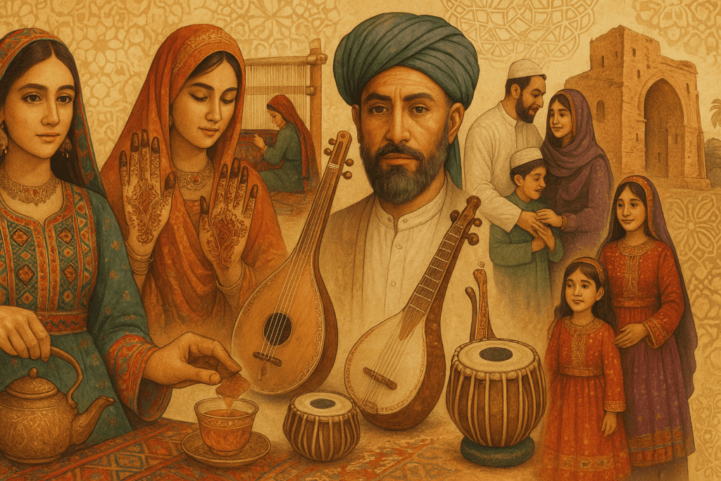 afghan Cultural Collage