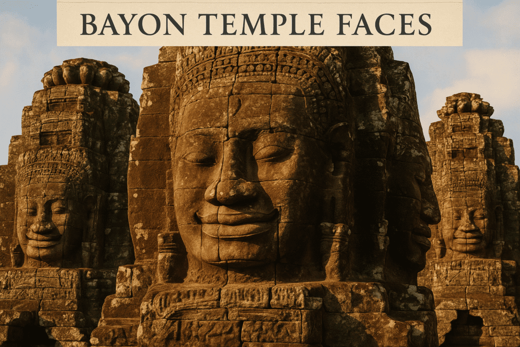 Bayon Temple Faces