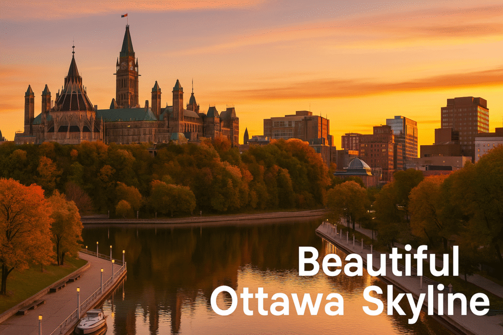 Ottawa Skyline Sunset