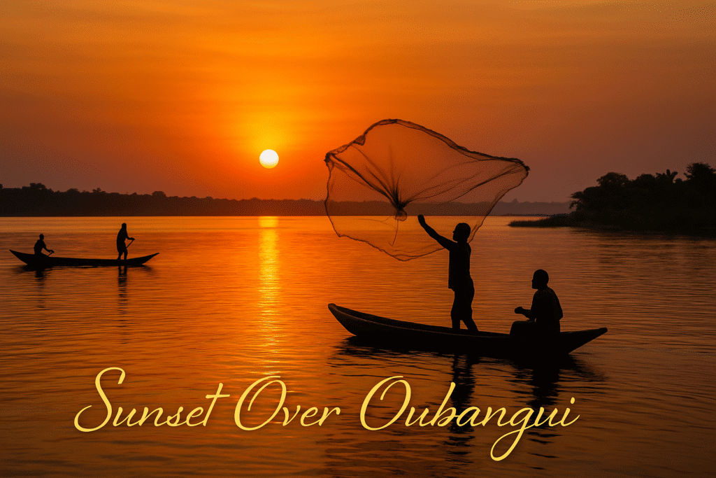 Oubangui River Sunset