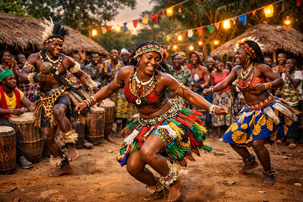 Congo traditional dance and culture