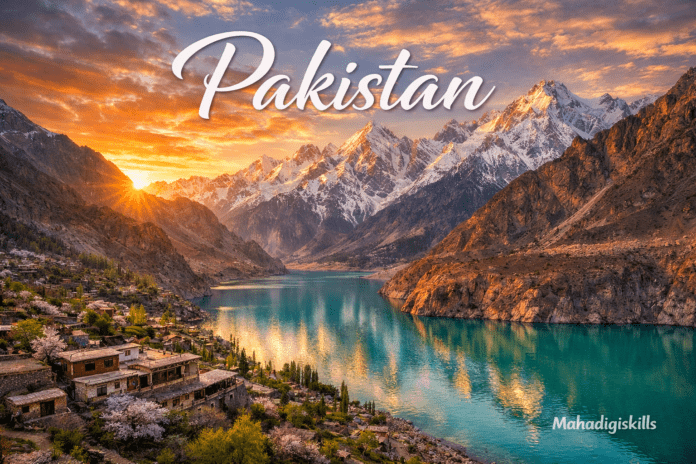 Pakistan Hunza Valley Karakoram mountains scenic landscape