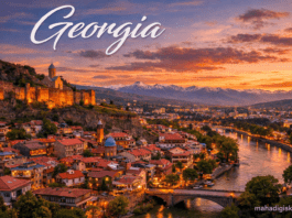 Tbilisi Old Town skyline Georgia travel destination