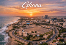 66.Ghana – Complete Travel Guide, History, Culture, and Geography Accra skyline Independence Square Ghana travel destination