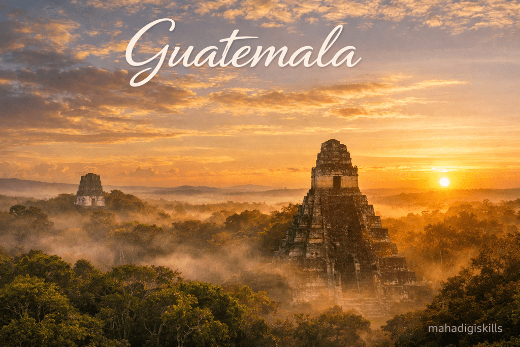 Tikal Mayan Ruins in Guatemala