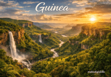 70.Guinea Travel Guide: History, Culture, Tourism & Facts Fouta Djallon highlands landscape Guinea West Africa mountains