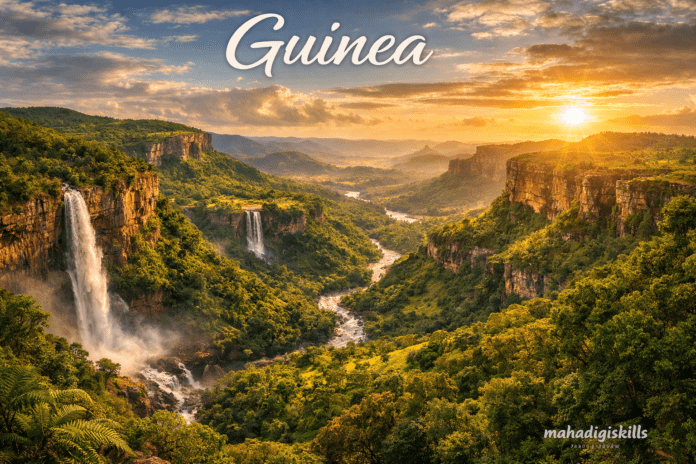 Fouta Djallon highlands landscape Guinea West Africa mountains