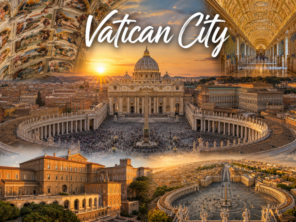 St. Peter’s Basilica and Vatican architecture in Rome