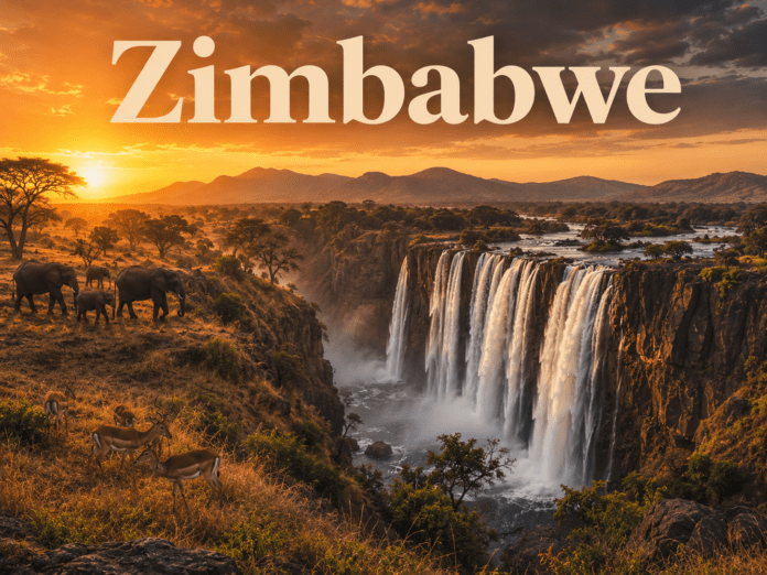 Natural landscapes and famous attractions in Zimbabwe